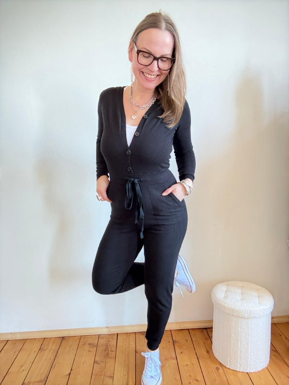 Overall Mary Schwarz - FROLLEIN KÄTHE Shop