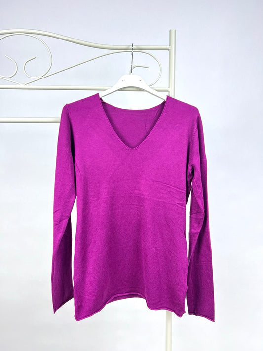 Pulli Alltagsglück Magenta - FROLLEIN KÄTHE Shop