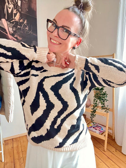 Pulli Animal Cream - FROLLEIN KÄTHE Shop