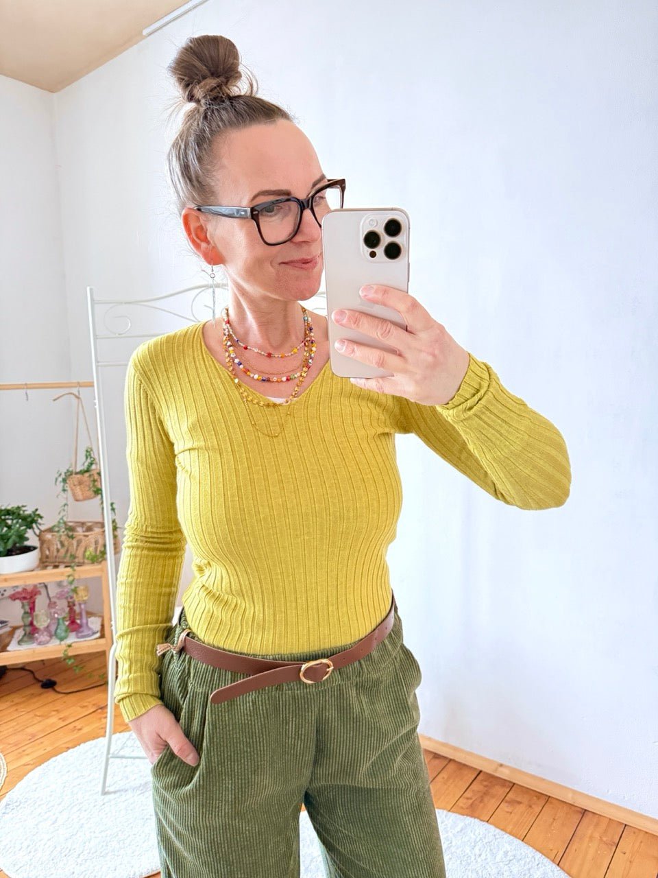 Pulli Cleo Limette - FROLLEIN KÄTHE Shop