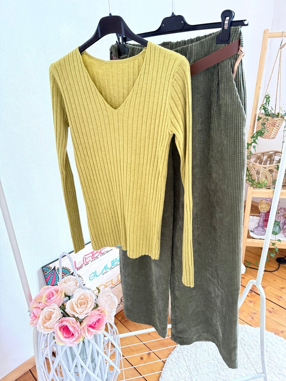 Pulli Cleo Limette - FROLLEIN KÄTHE Shop