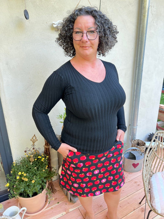 Pulli Cleo Schwarz - FROLLEIN KÄTHE Shop