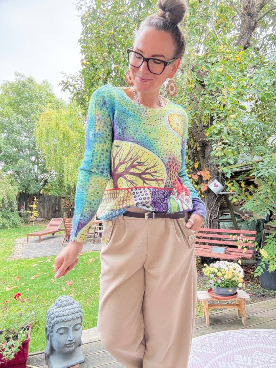 Pulli Color Edition Türkis - FROLLEIN KÄTHE Shop