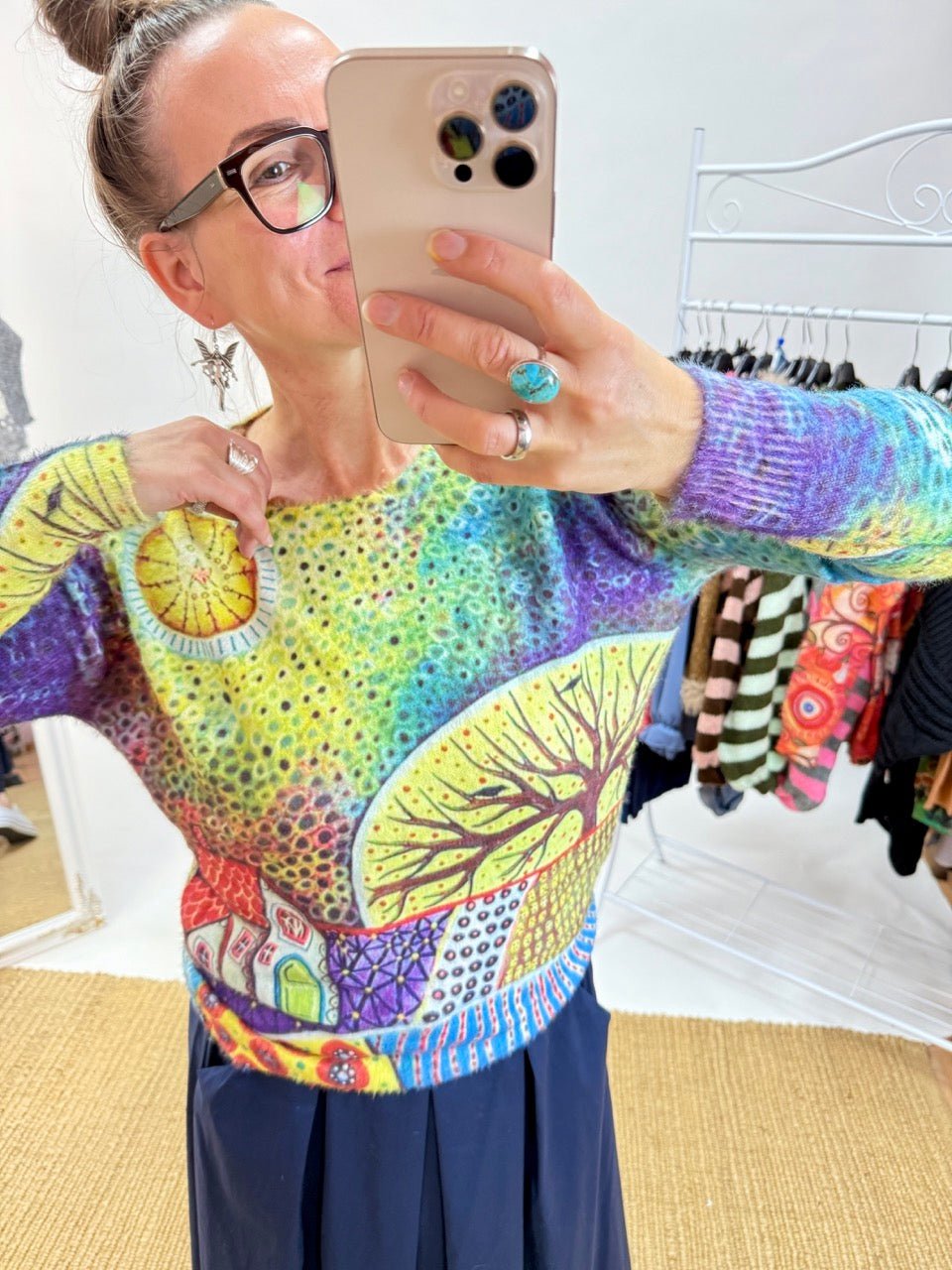 Pulli Color Edition Türkis - FROLLEIN KÄTHE Shop