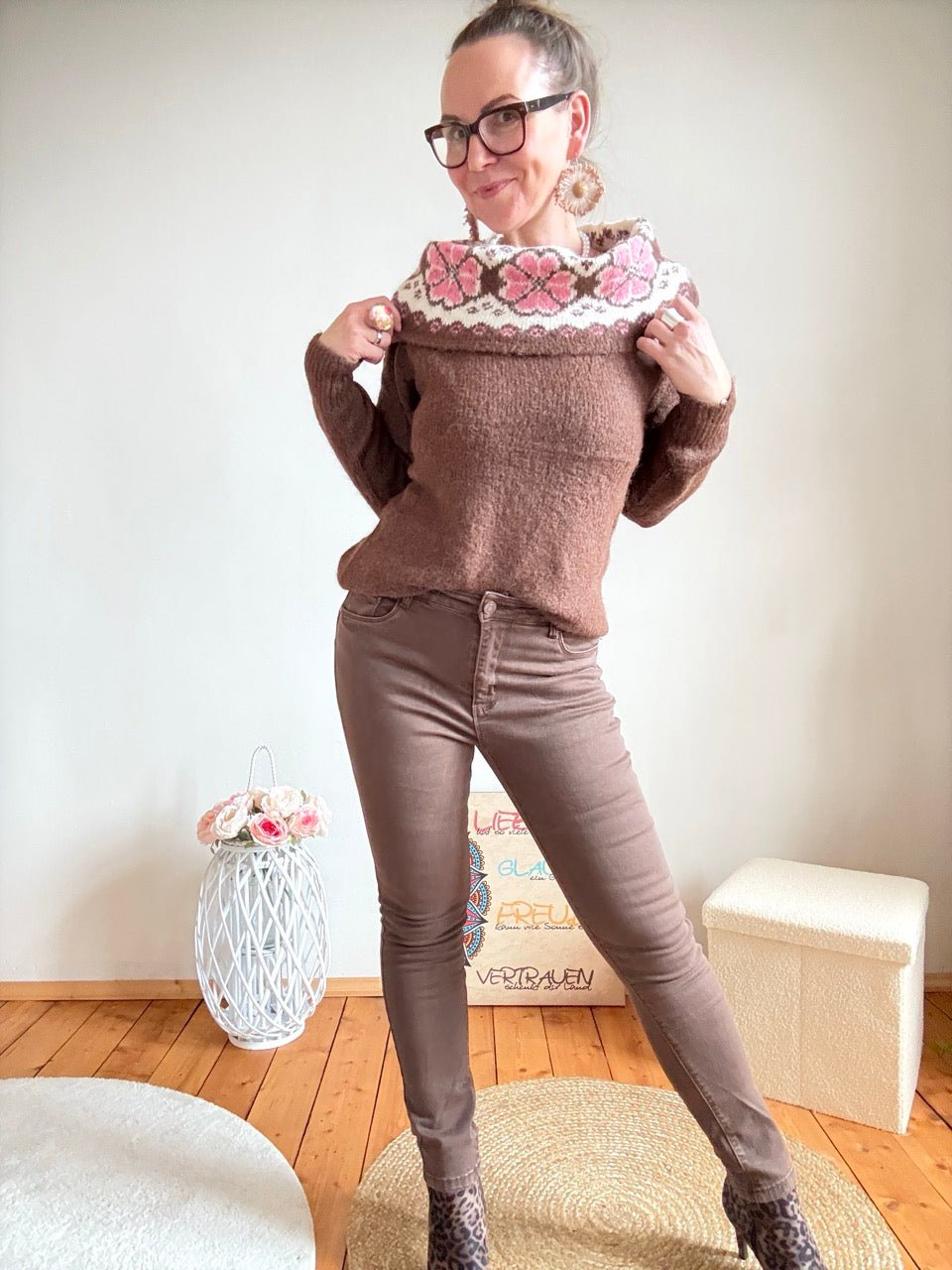 Pulli Florenz Nugat - FROLLEIN KÄTHE Shop