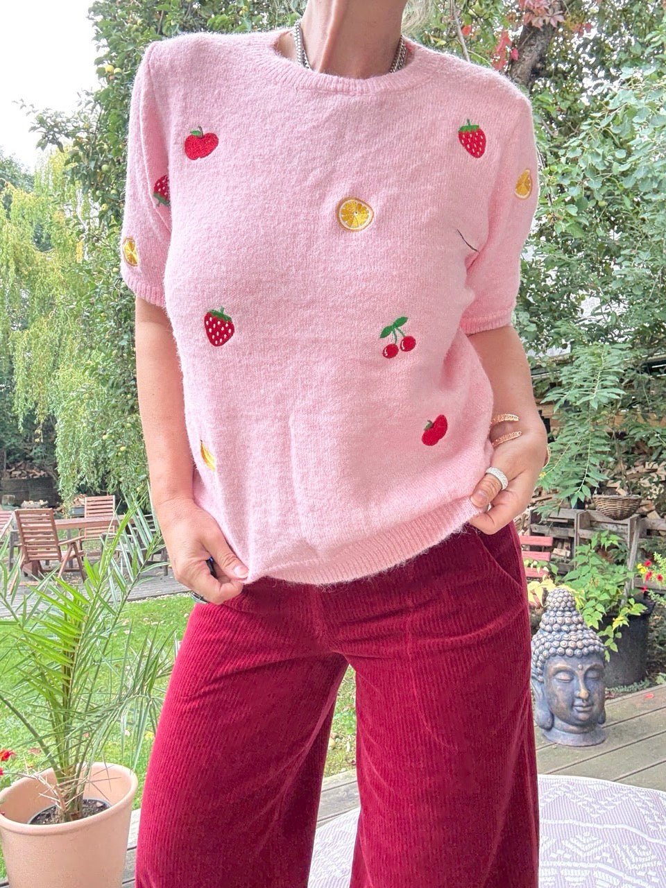 Pulli Fruit Rose - FROLLEIN KÄTHE Shop