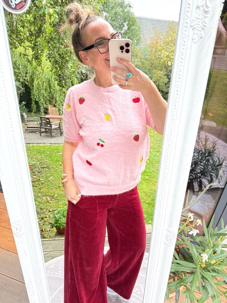 Pulli Fruit Rose - FROLLEIN KÄTHE Shop