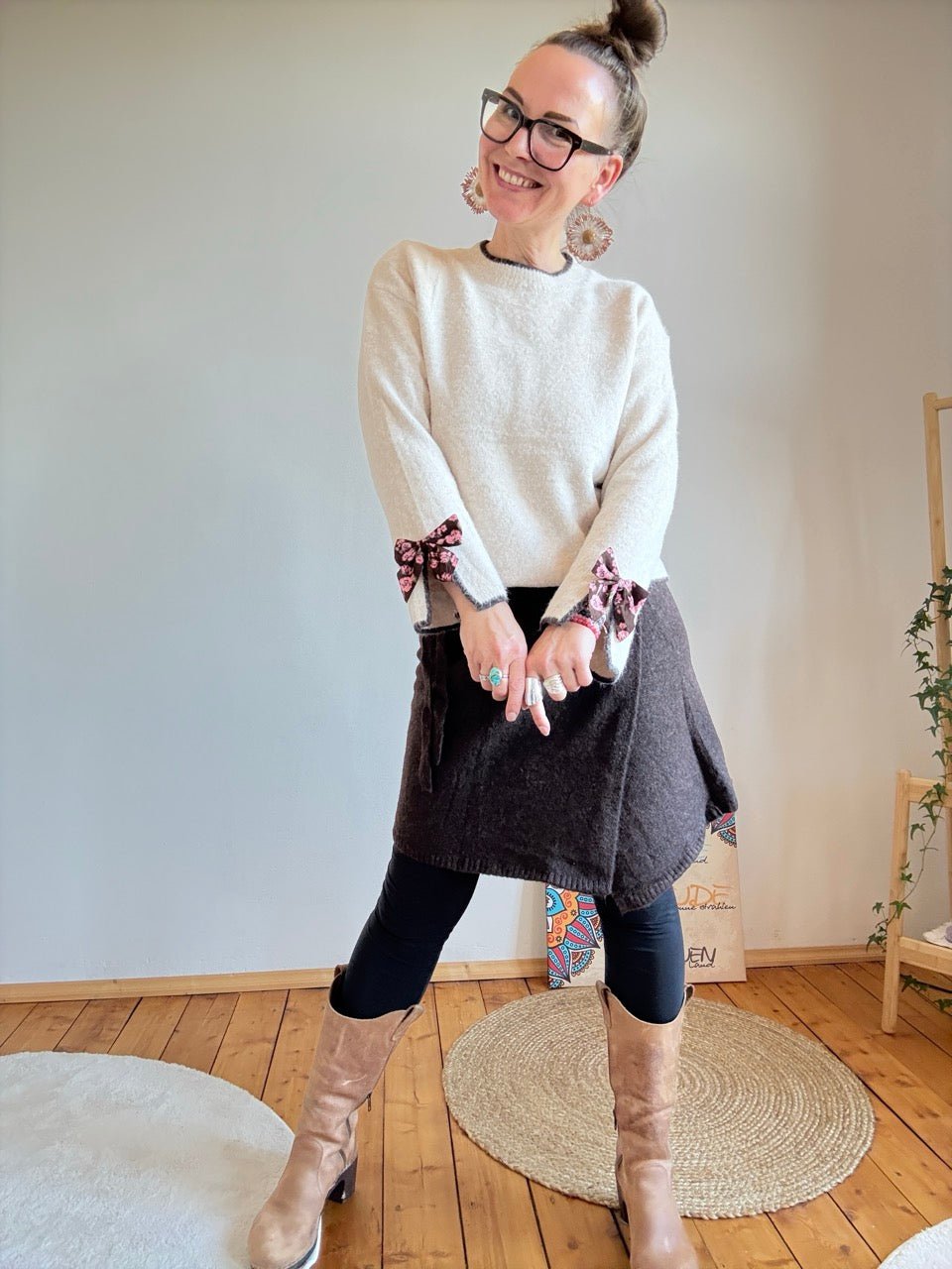 Pulli Gerda Milchkaffee - FROLLEIN KÄTHE Shop