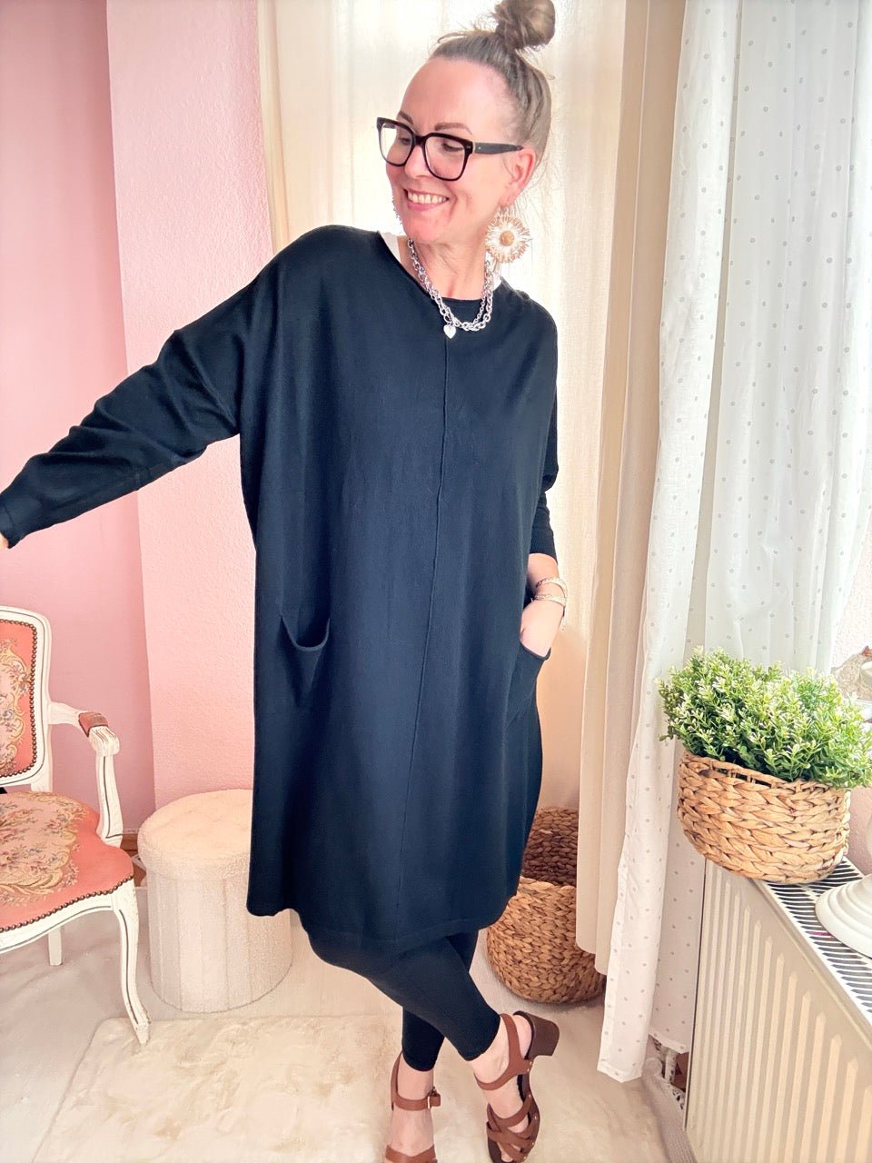Pulli Glückshülle Schwarz - FROLLEIN KÄTHE Shop