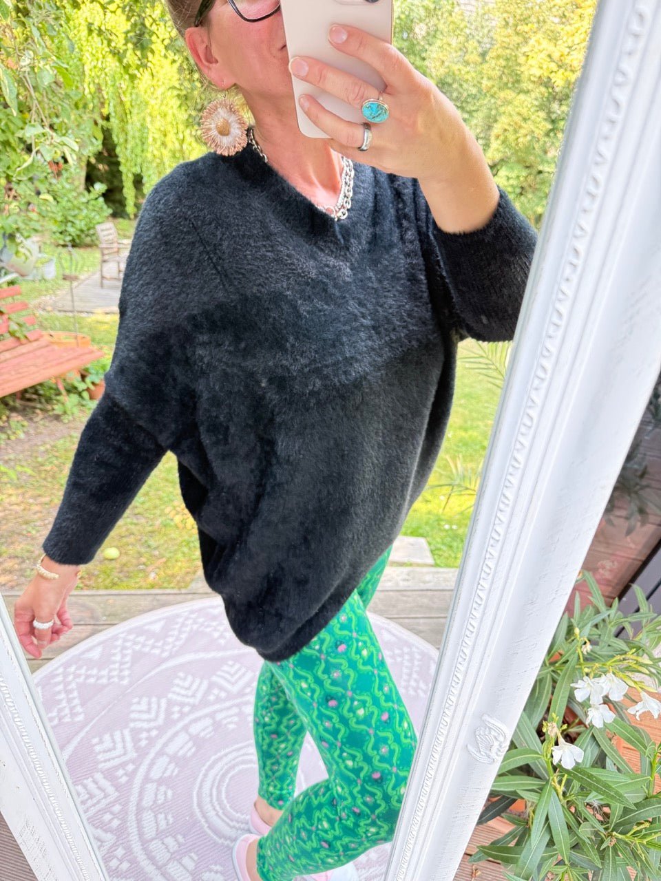 Pulli Herzmoment Schwarz - FROLLEIN KÄTHE Shop