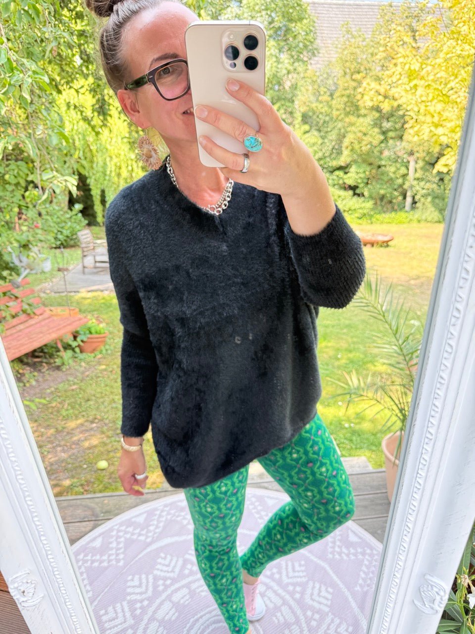Pulli Herzmoment Schwarz - FROLLEIN KÄTHE Shop