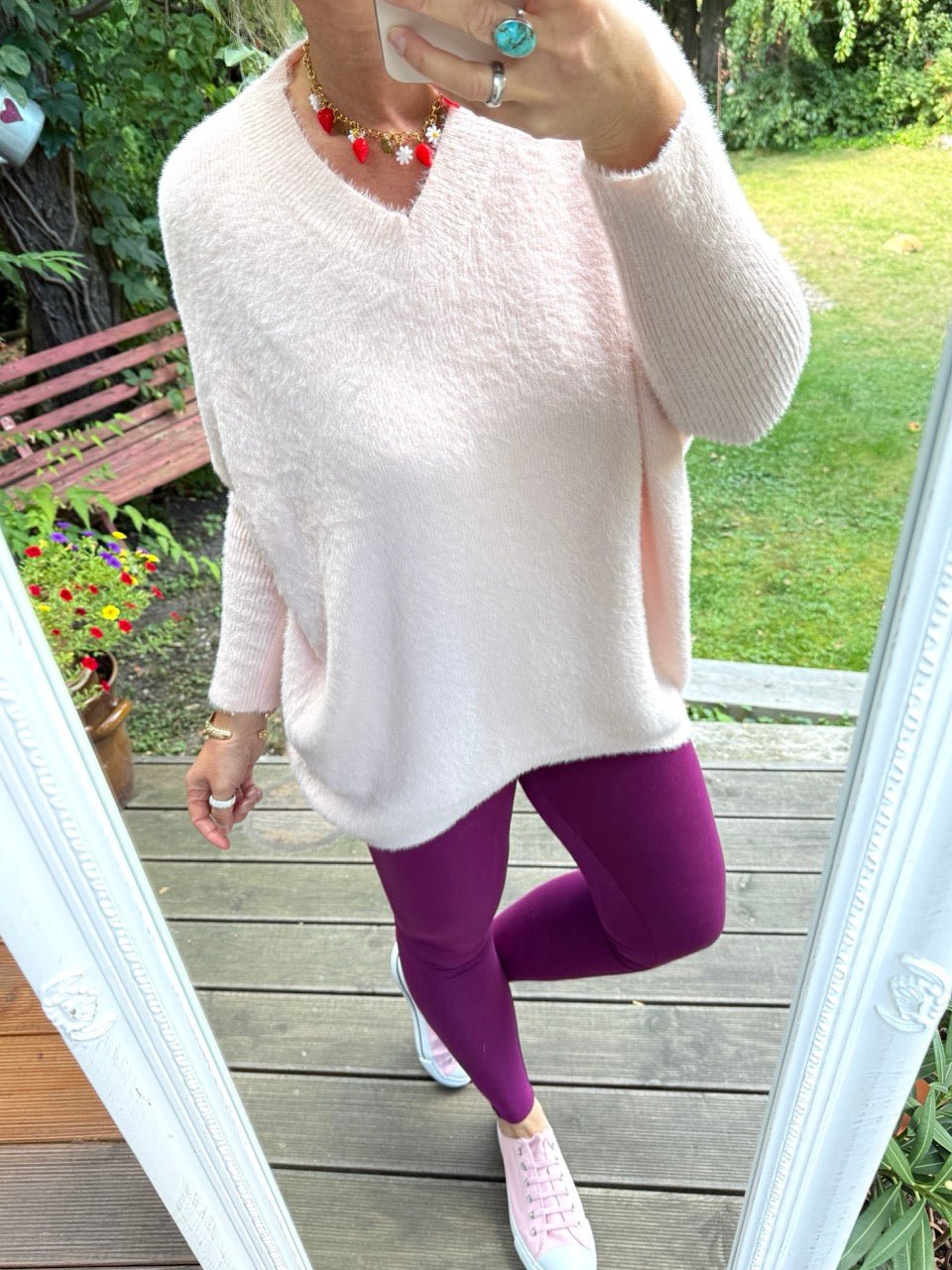 Pulli Herzmoment Zart Rose - FROLLEIN KÄTHE Shop