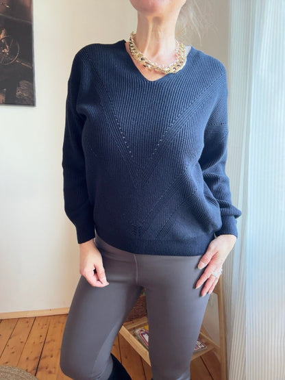 Pulli Hilda Dunkelblau - FROLLEIN KÄTHE Shop
