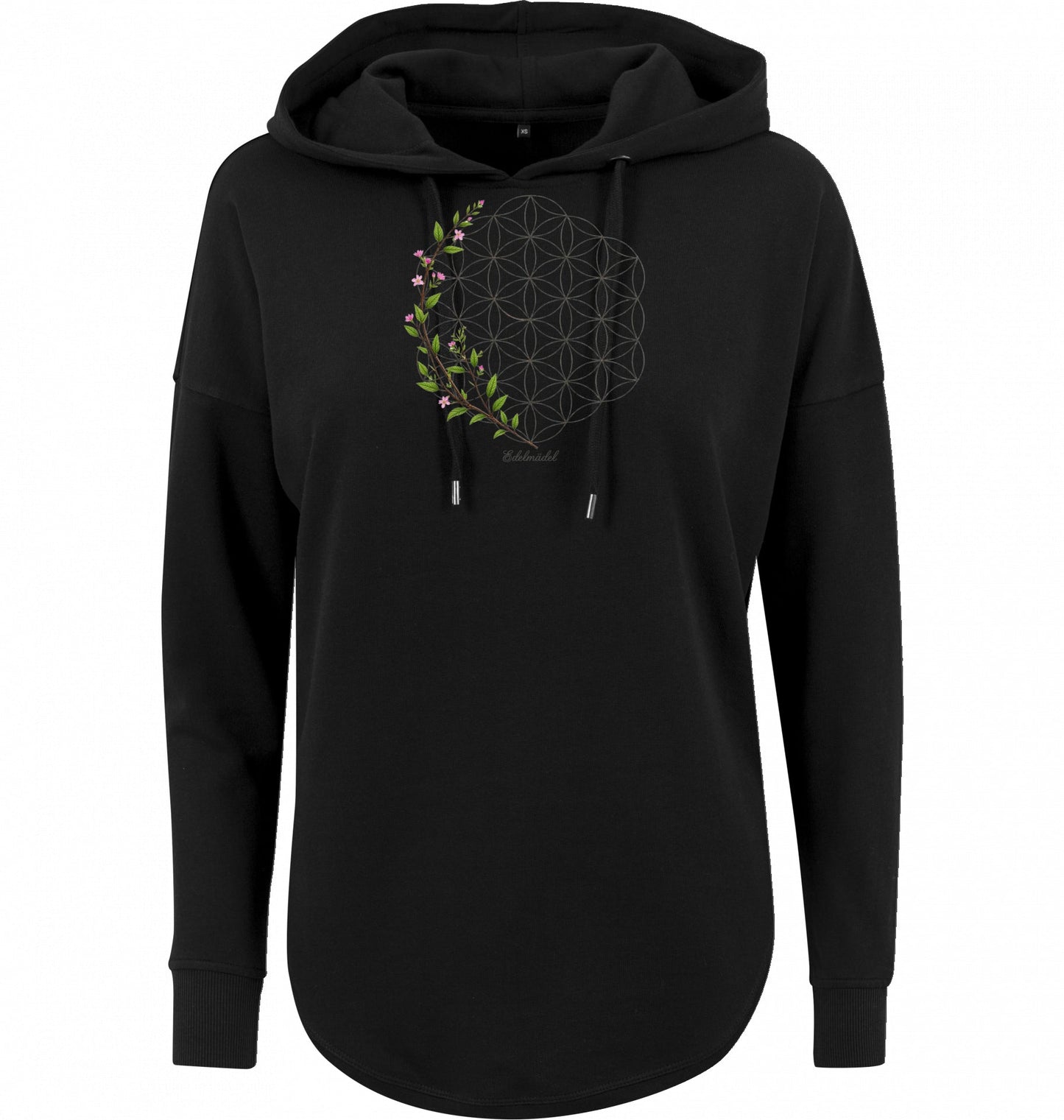 Pulli Kapuzensweat Edelmädel Blume des Lebens - FROLLEIN KÄTHE Shop