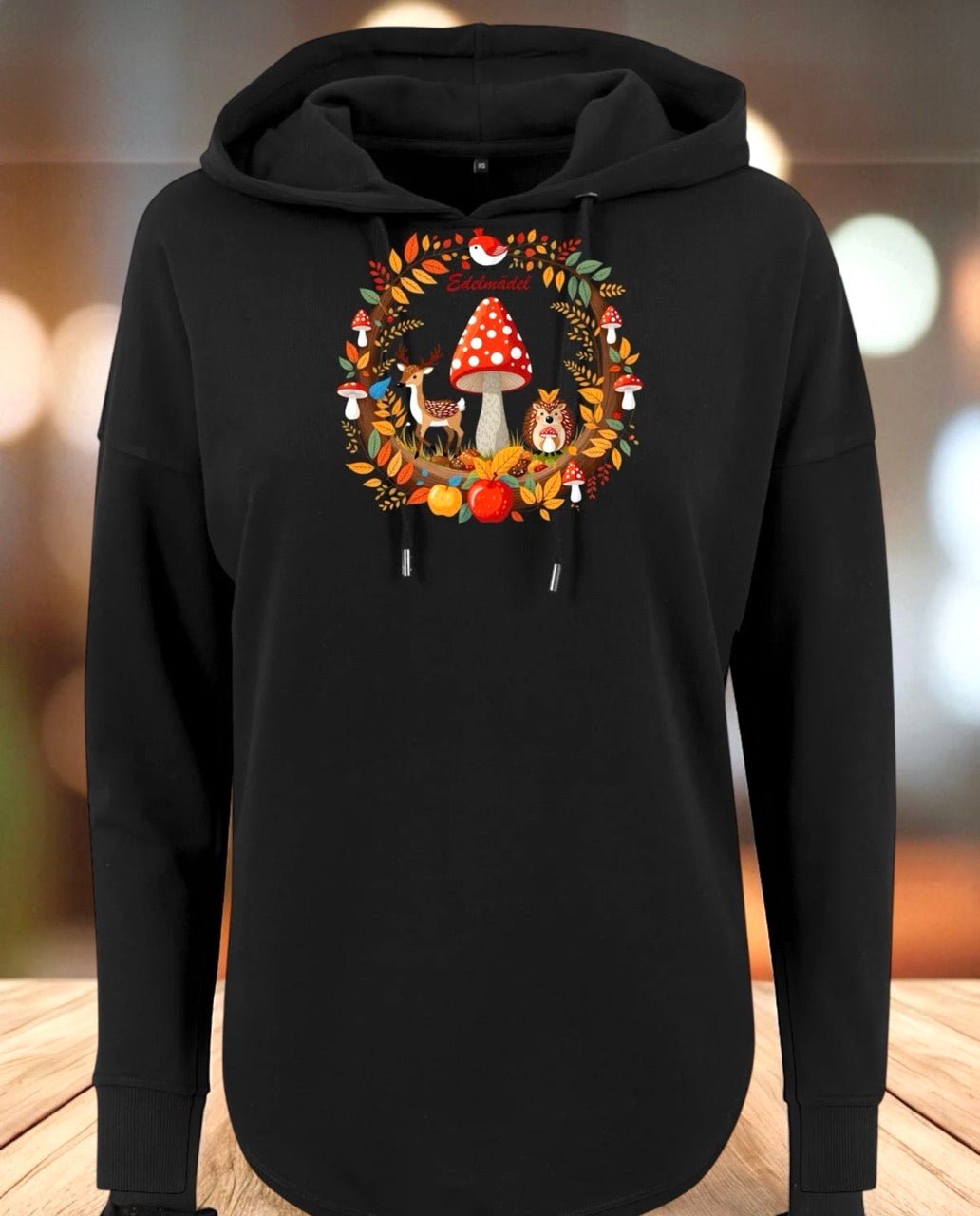 Pulli Kapuzensweat Edelmädel Magie des Waldes - FROLLEIN KÄTHE Shop