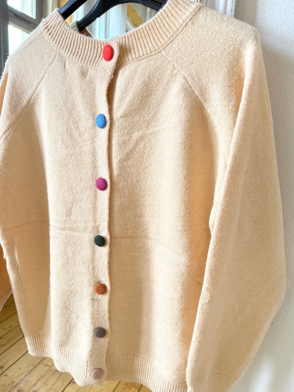 Pulli kunterbunt Cream - FROLLEIN KÄTHE Shop