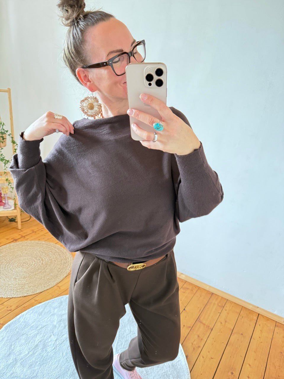 Pulli Kuschelglück Chocolate - FROLLEIN KÄTHE Shop