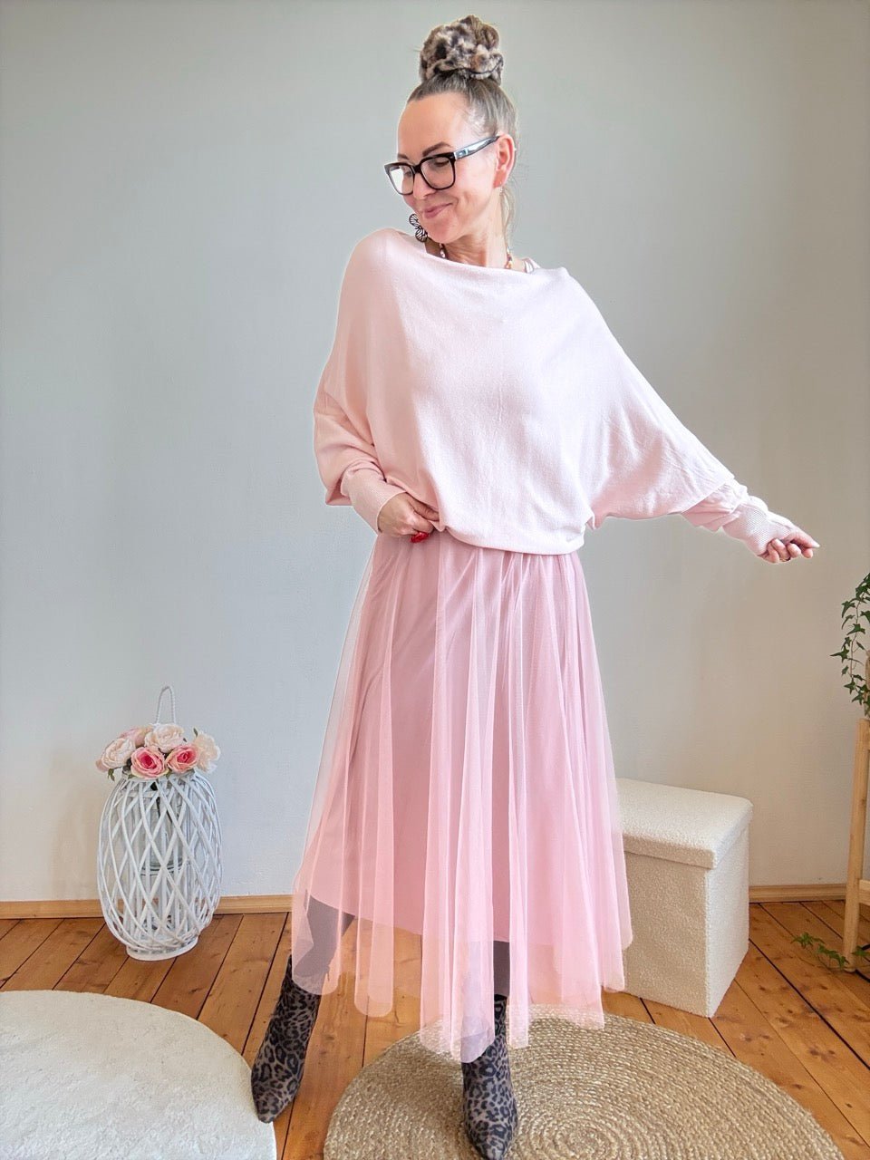 Pulli Kuschelglück Zart Rose - FROLLEIN KÄTHE Shop