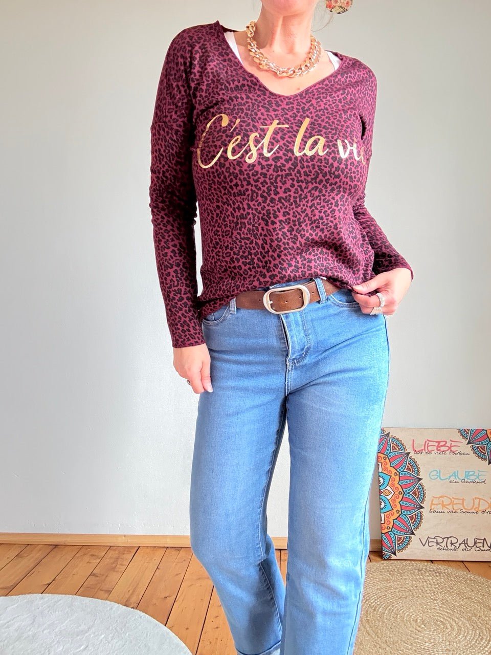 Pulli Leo Time Berry - FROLLEIN KÄTHE Shop