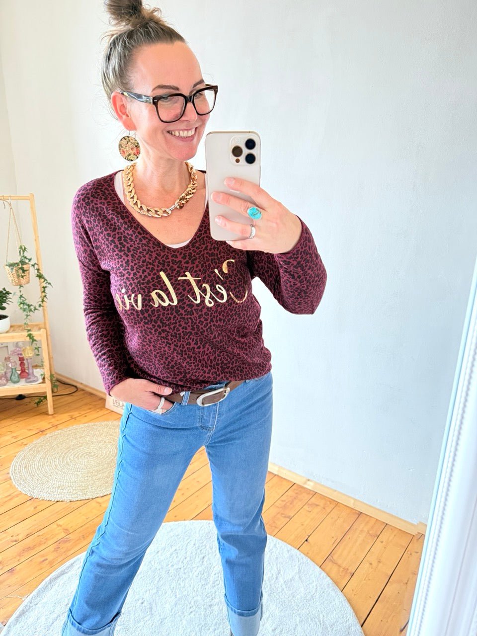 Pulli Leo Time Berry - FROLLEIN KÄTHE Shop
