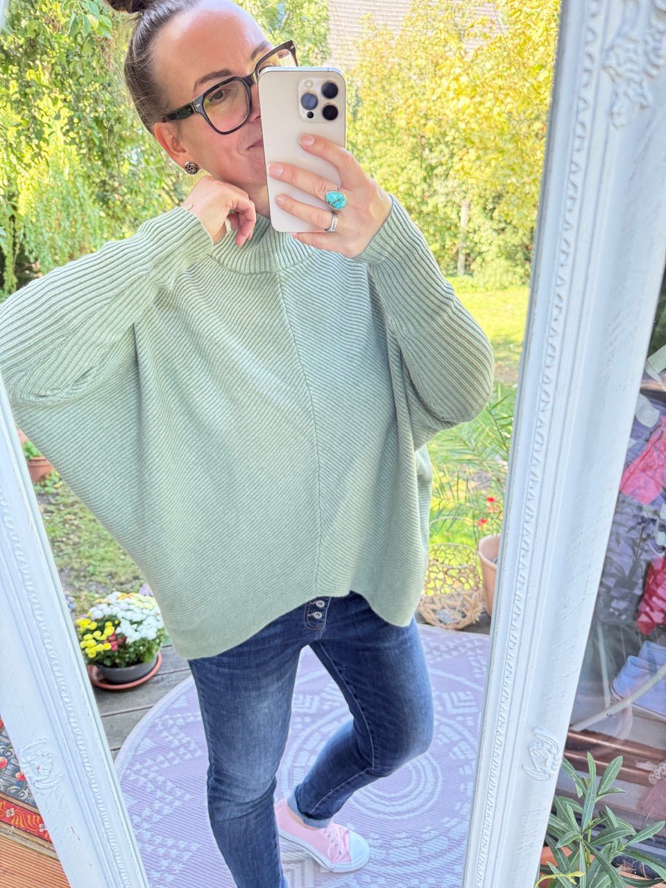 Pulli Lieblingsstück Salbei - FROLLEIN KÄTHE Shop
