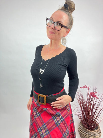 Pulli Lina Schwarz NEU! - FROLLEIN KÄTHE Shop