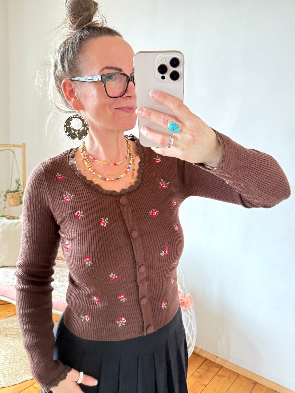 Pulli Margot Schoko Braun - FROLLEIN KÄTHE Shop