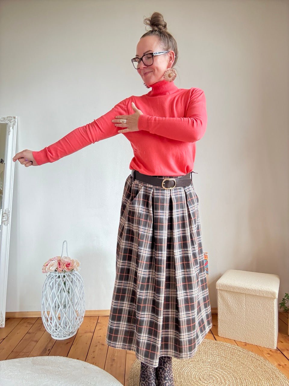 Pulli Mimi Karamell Koralle - FROLLEIN KÄTHE Shop