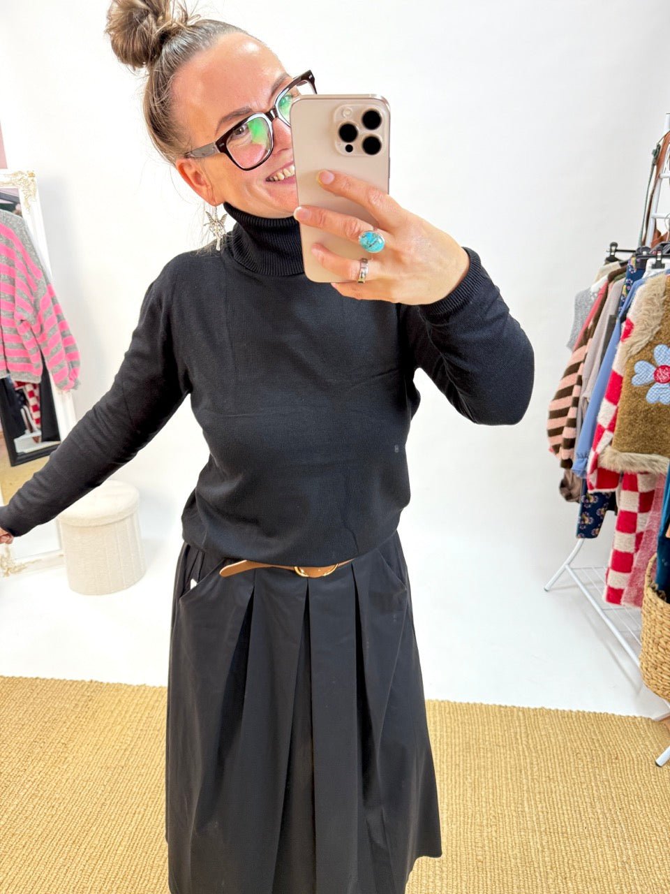 Pulli Mimi Schwarz - FROLLEIN KÄTHE Shop