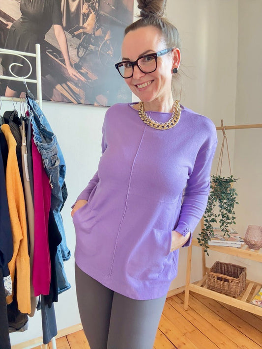 Pulli Mona Lavendel - FROLLEIN KÄTHE Shop