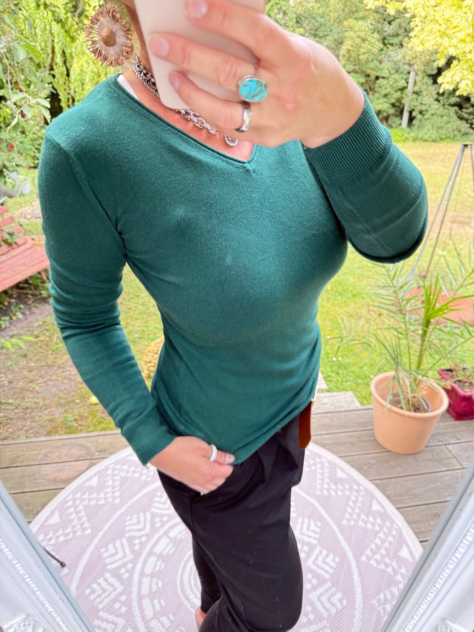 Pulli Morgenstund Grün - FROLLEIN KÄTHE Shop
