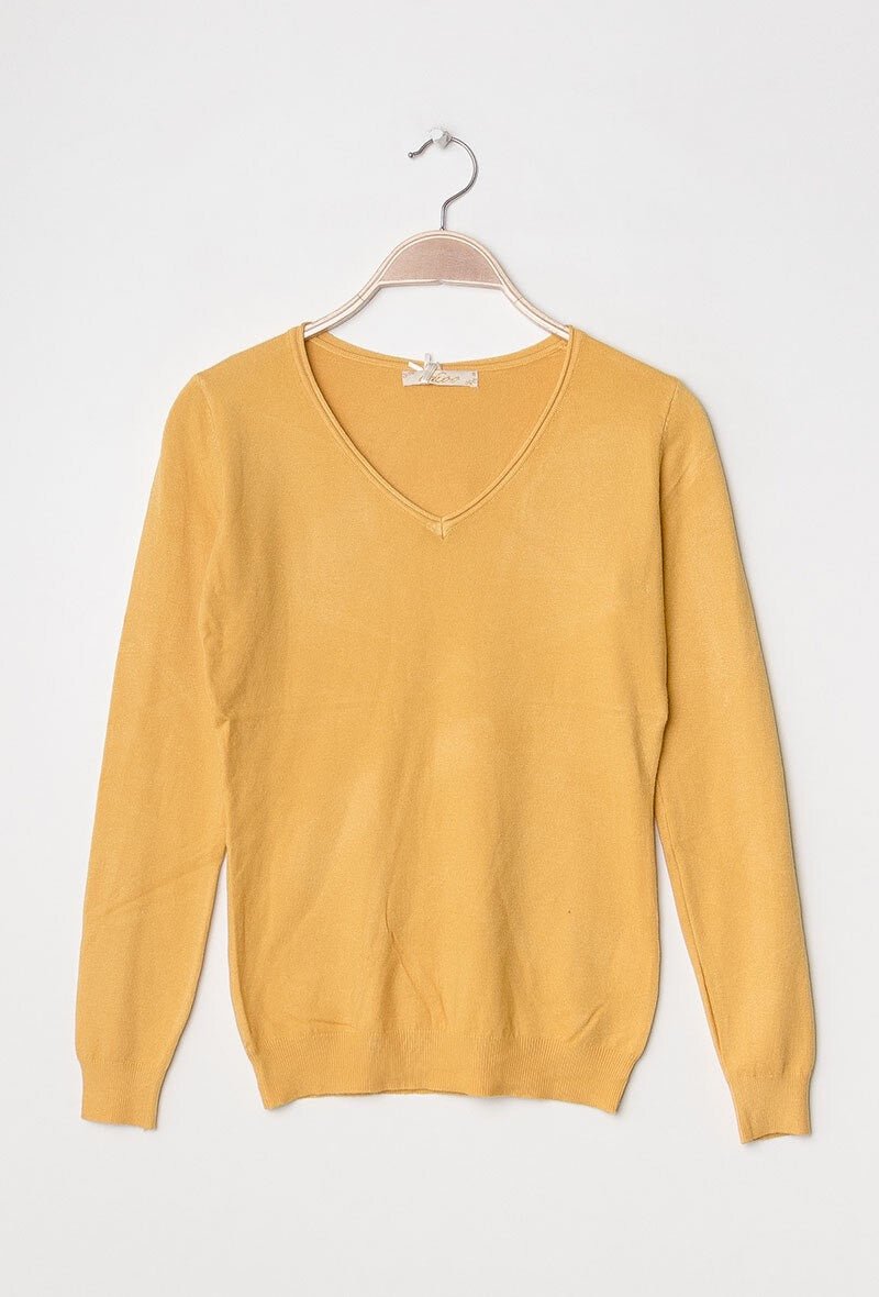 Pulli Morgenstund Sonnengelb - FROLLEIN KÄTHE Shop