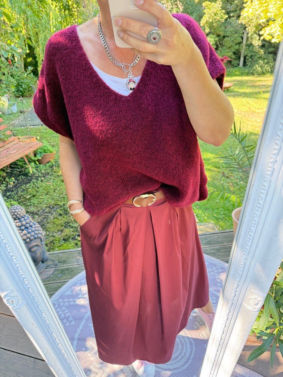 Pulli / Pullunder Cozy Dream Cherry - FROLLEIN KÄTHE Shop