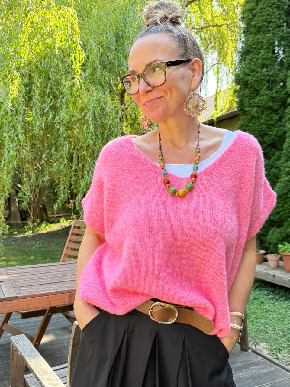 Pulli / Pullunder Cozy Dream Rose - FROLLEIN KÄTHE Shop