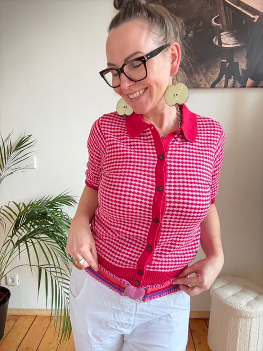 Pulli Retro Rosi Fuchsia - FROLLEIN KÄTHE Shop