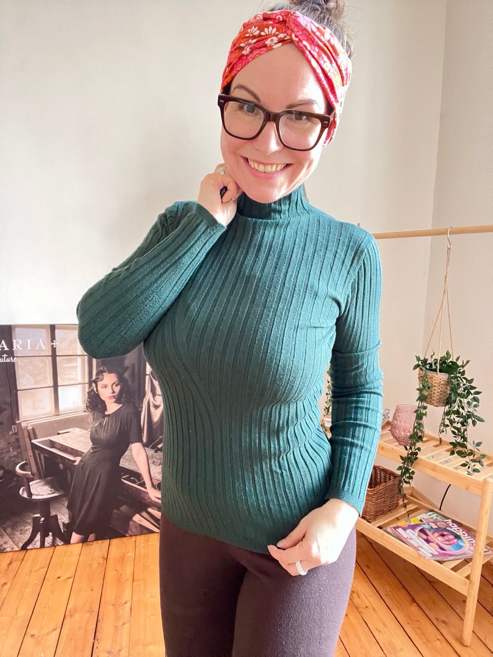 Pulli Sinja Grün - FROLLEIN KÄTHE Shop