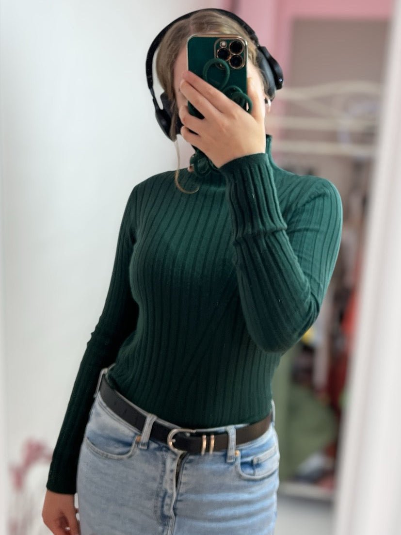 Pulli Sinja Grün - FROLLEIN KÄTHE Shop