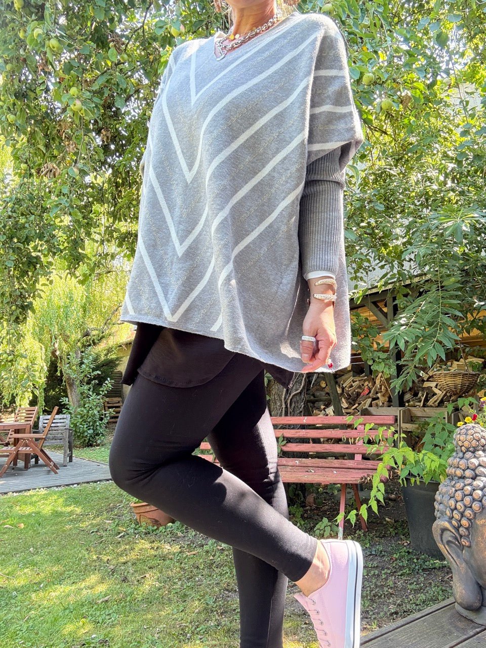 Pulli Tami Grau Milano - FROLLEIN KÄTHE Shop