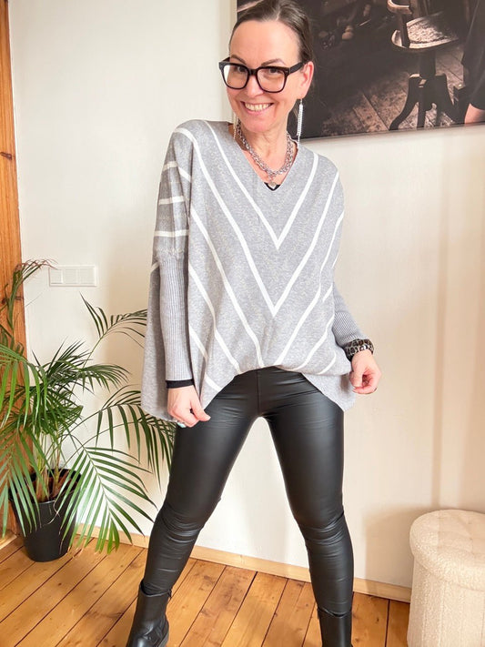Pulli Tami Grau Milano - FROLLEIN KÄTHE Shop