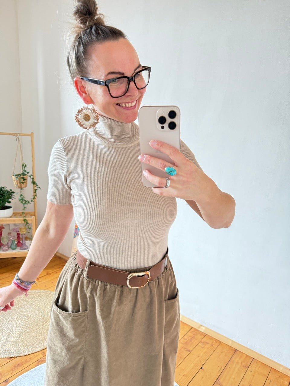 Pulli Thea Immerschön Sand - FROLLEIN KÄTHE Shop