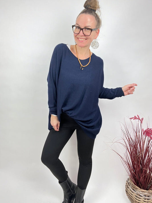 Pulli Zauberhaft Blau - FROLLEIN KÄTHE Shop