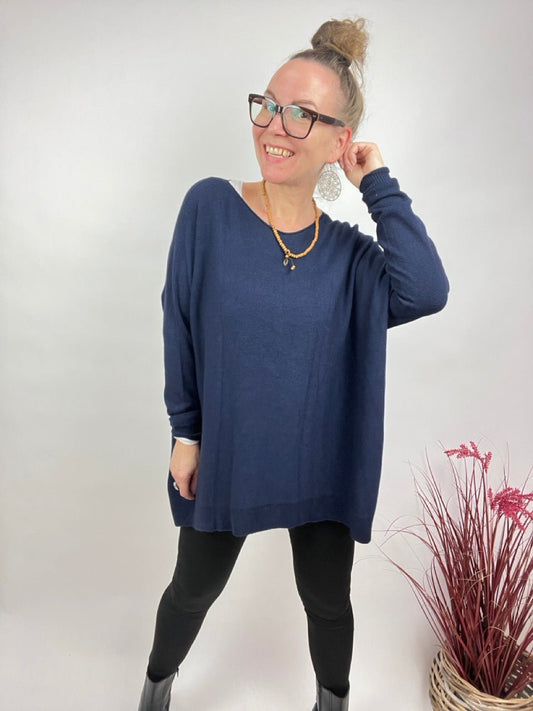Pulli Zauberhaft Blau - FROLLEIN KÄTHE Shop