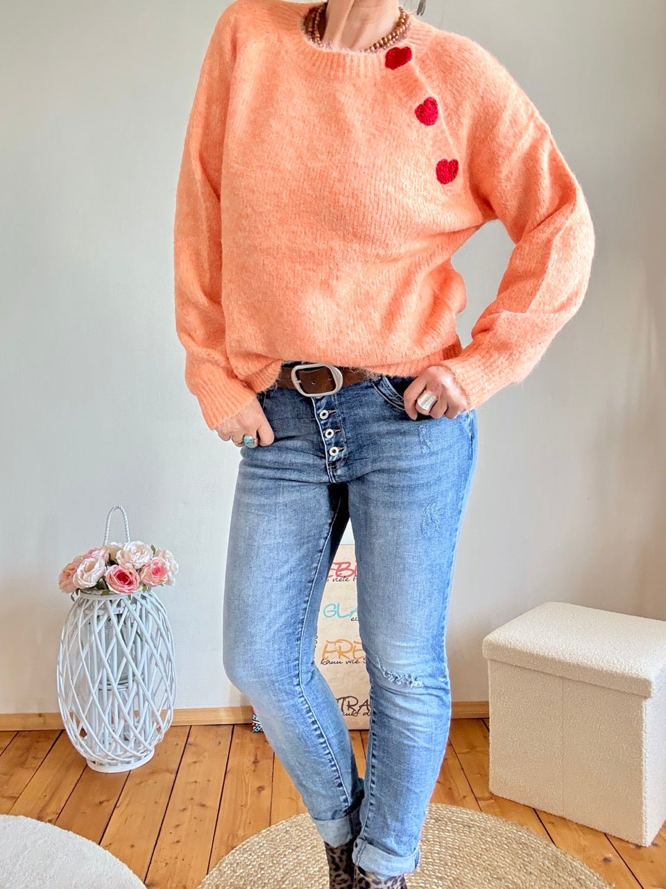 Pulli Zauberschön Orange - FROLLEIN KÄTHE Shop