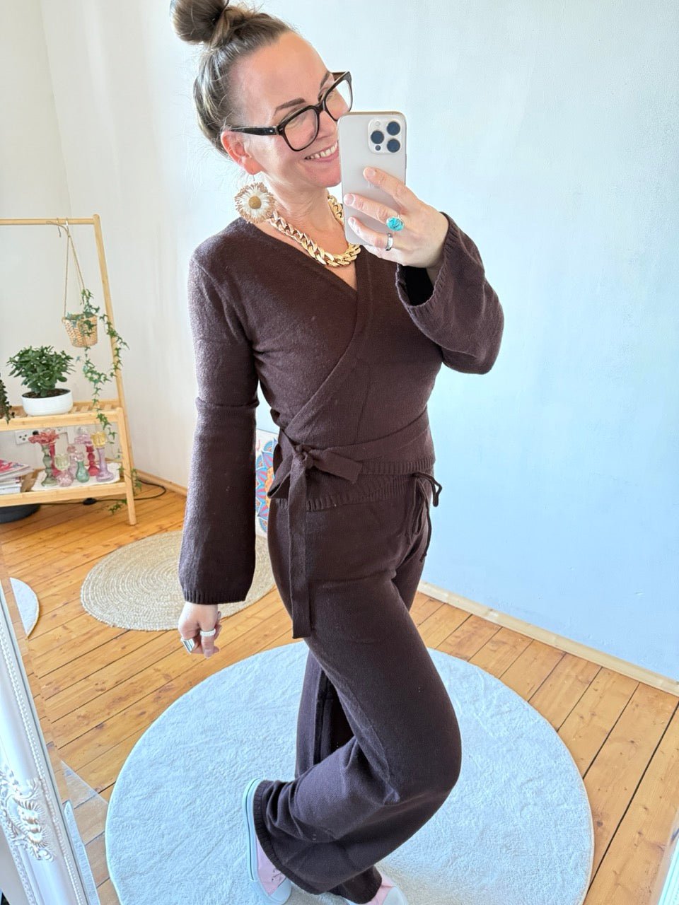 Pulli zum wickeln Chocolate - FROLLEIN KÄTHE Shop