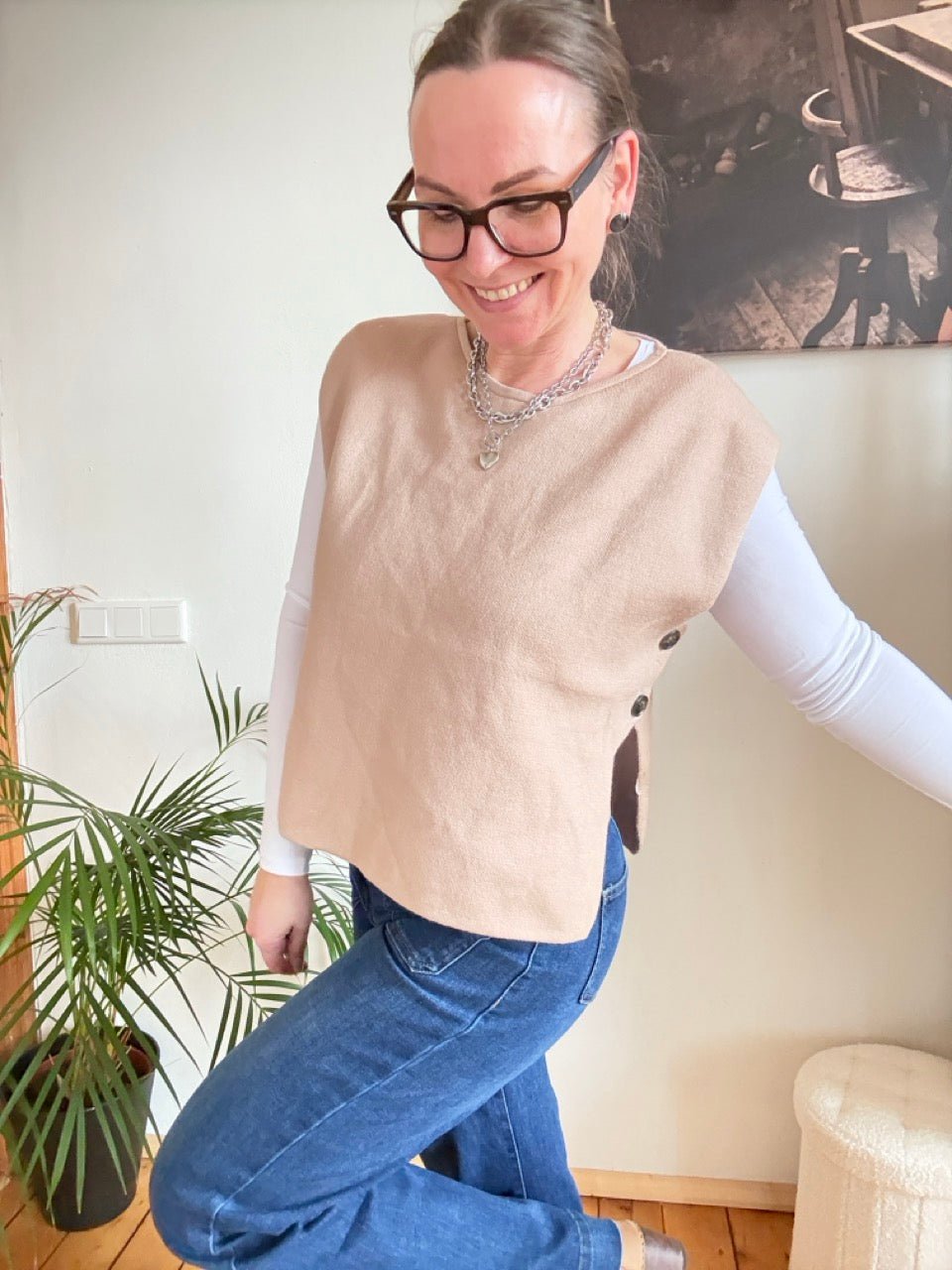 Pullunder Sena Cappuccino - FROLLEIN KÄTHE Shop