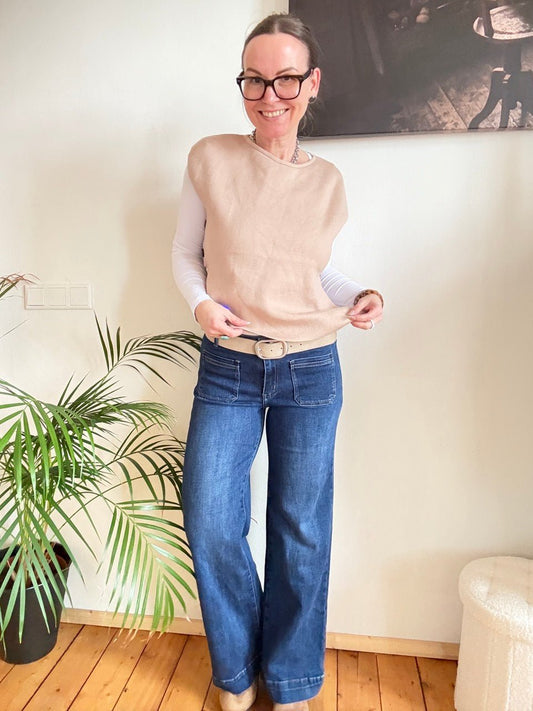 Pullunder Sena Cappuccino - FROLLEIN KÄTHE Shop