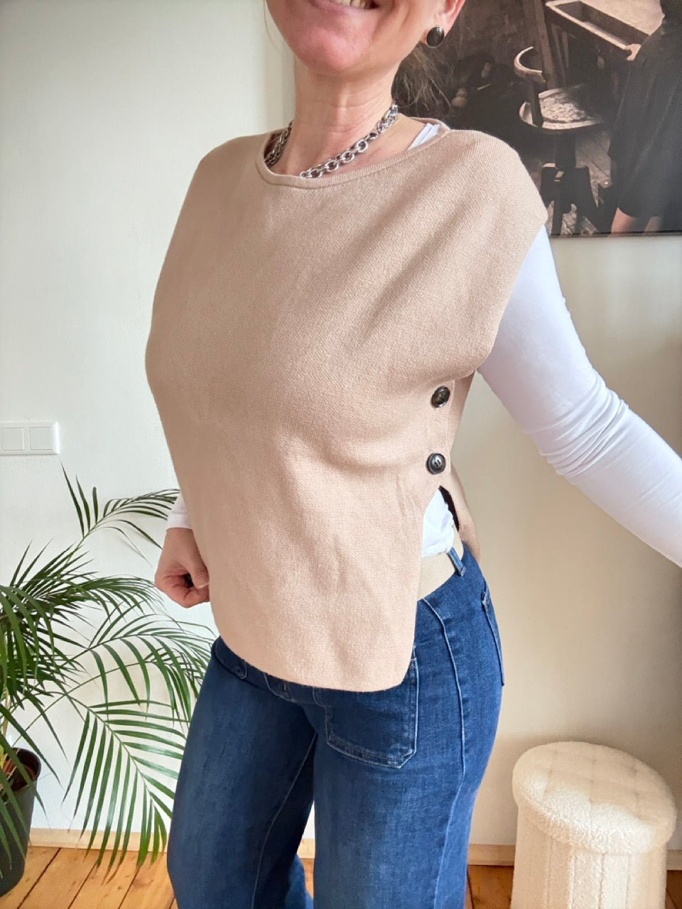 Pullunder Sena Cappuccino - FROLLEIN KÄTHE Shop