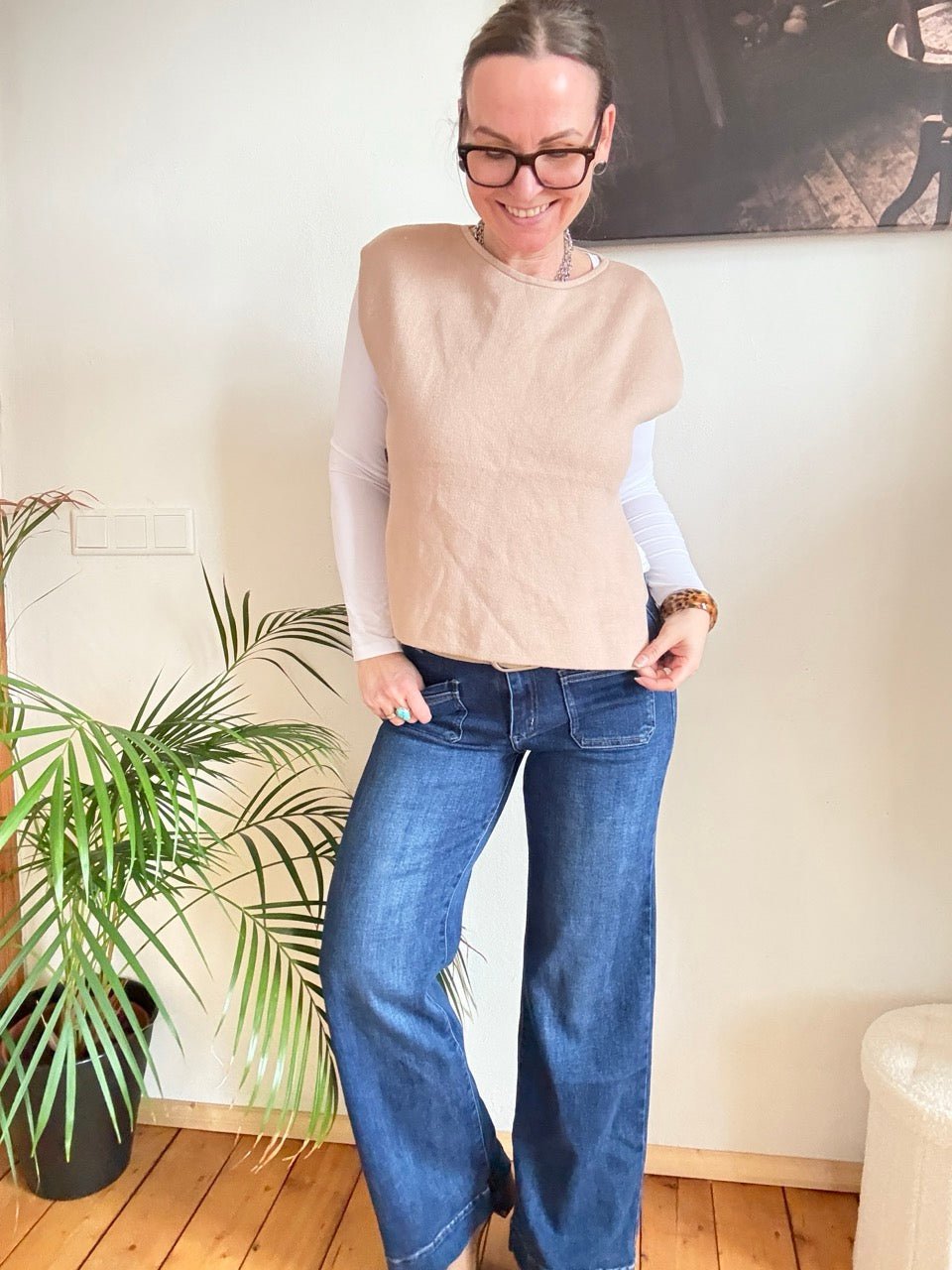 Pullunder Sena Cappuccino - FROLLEIN KÄTHE Shop