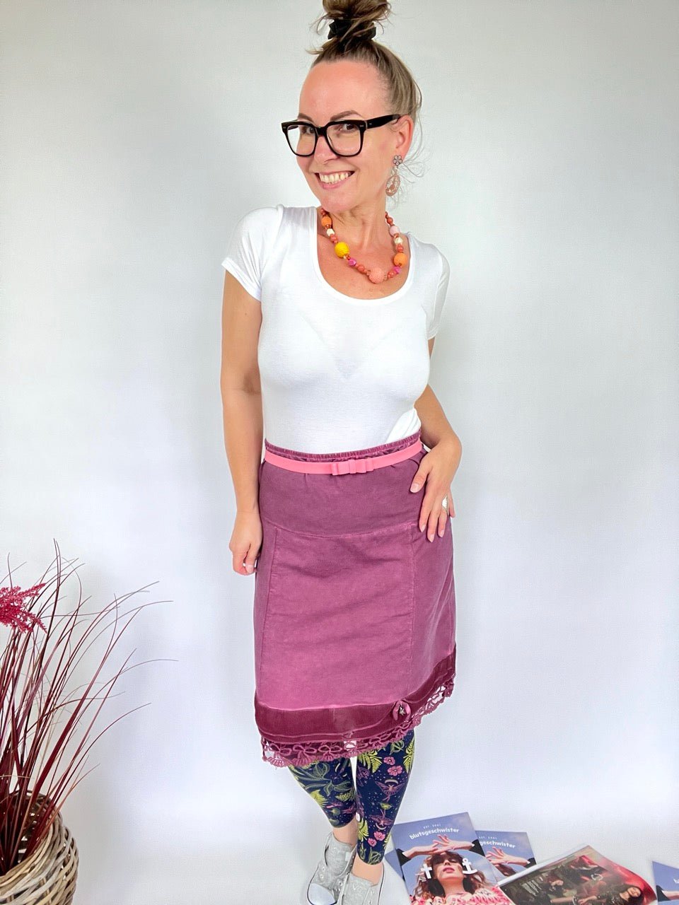 Rock Edda Fuchsia - FROLLEIN KÄTHE Shop