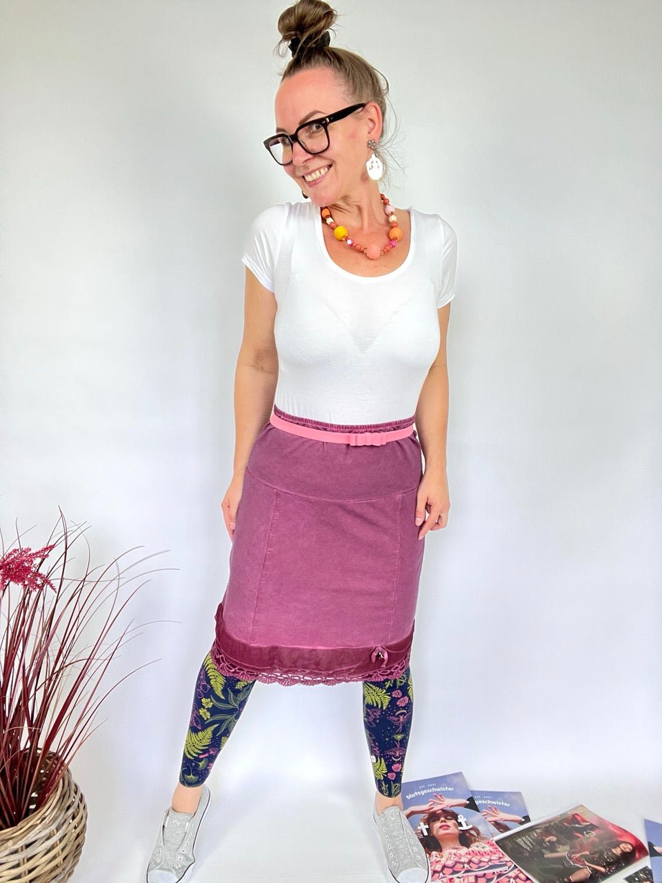 Rock Edda Fuchsia - FROLLEIN KÄTHE Shop